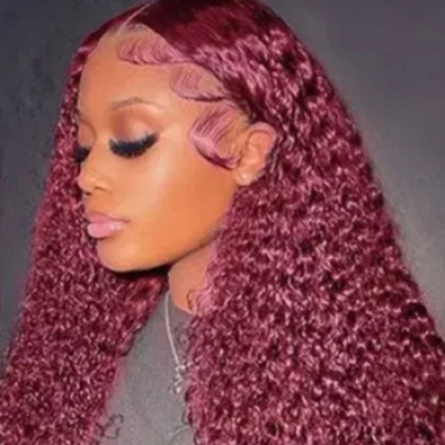 Deep Curly Frontal Wig