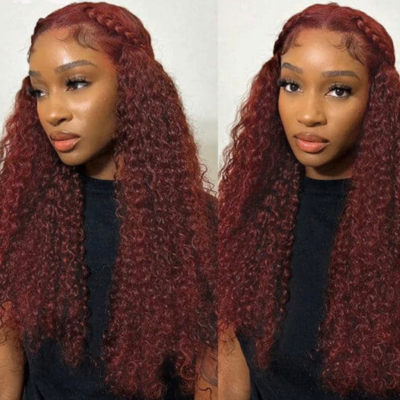 Deep Curly Frontal Wig