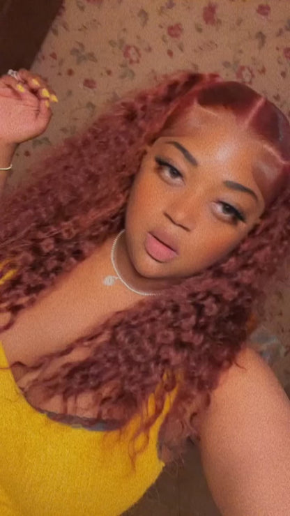Deep Curly Frontal Wig